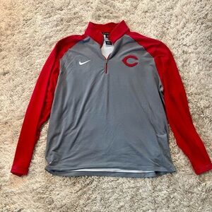 Nike Cincinnati Reds Quarter-Zip Pullover